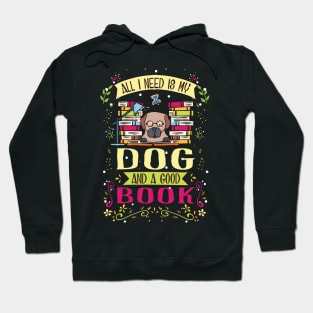 Book Lovers T Shirt library dog gift Hoodie